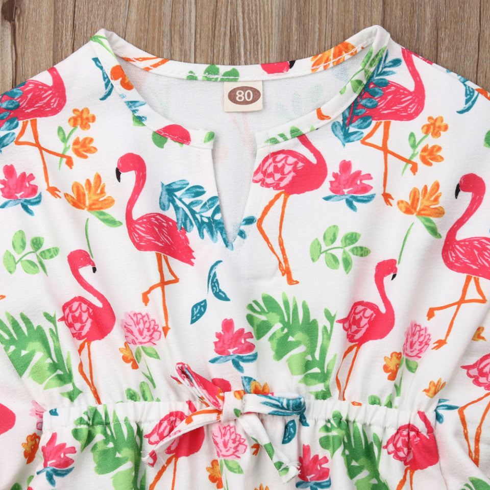 Rochita de plaja Drool (Marime: 80, Model: Flamingo) - Imagine 6