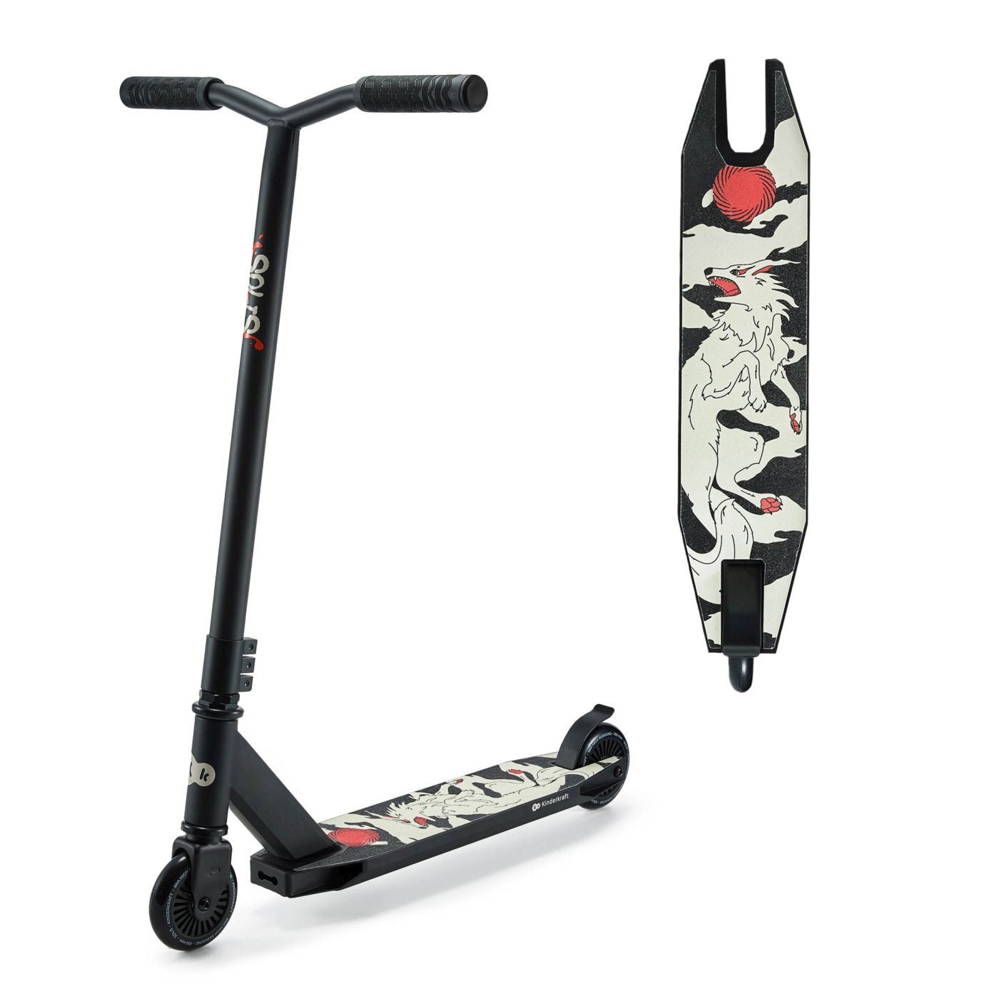 TROTINETA KINDERKRAFT SOLIS, BLACK - Imagine 6