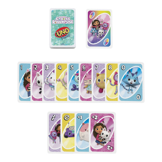 JOC DE CARTI UNO JUNIOR GABBYS DOLLHOUSE Mattel - Imagine 6