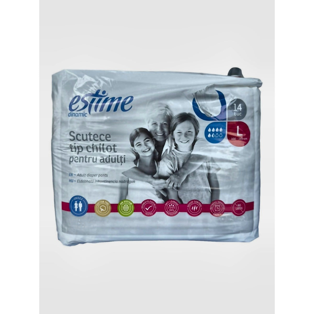 ESTIME Dinamic, scutece pentru adulti, L, 30 buc - Imagine 6