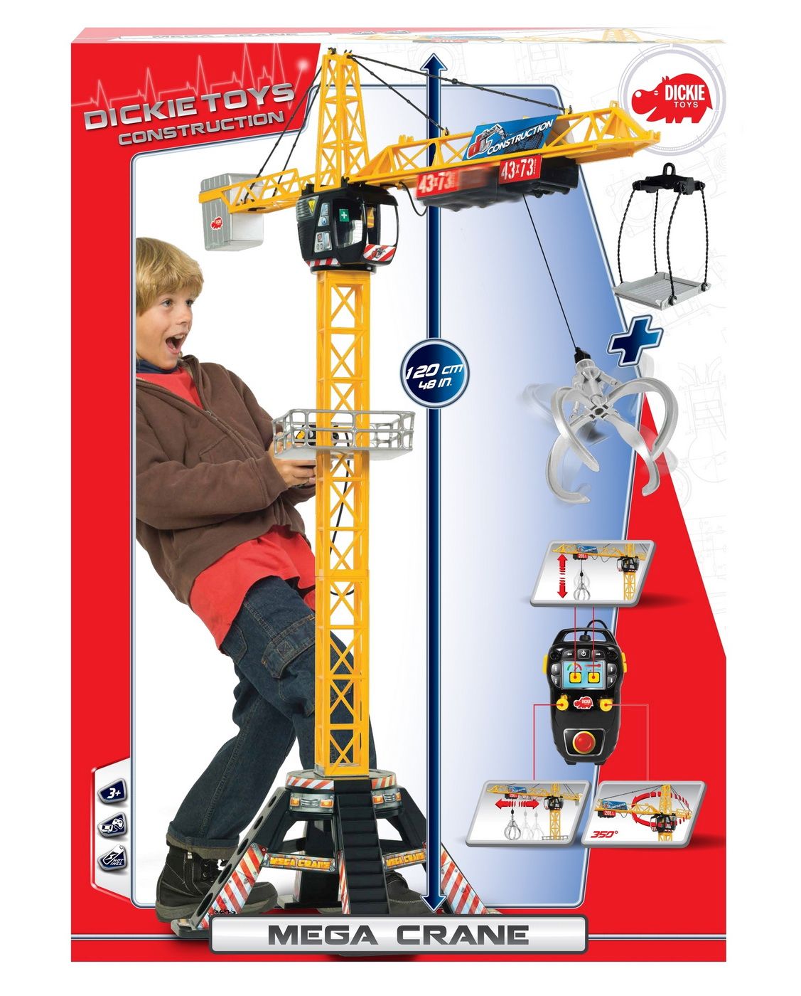 DICKIE MACARA MEGA CRANE 120 CM CU TELECOMANDA [ps:20f76538-5c26-4a4b-b3e9-a659da7cfeb7]