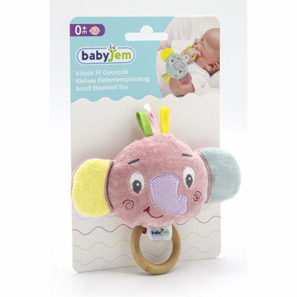 Jucarie pentru bebelusi BabyJem Elephant Toy (Culoare: Bleu) [ps:0a0dd136-d01e-4383-b38f-db200f337957]