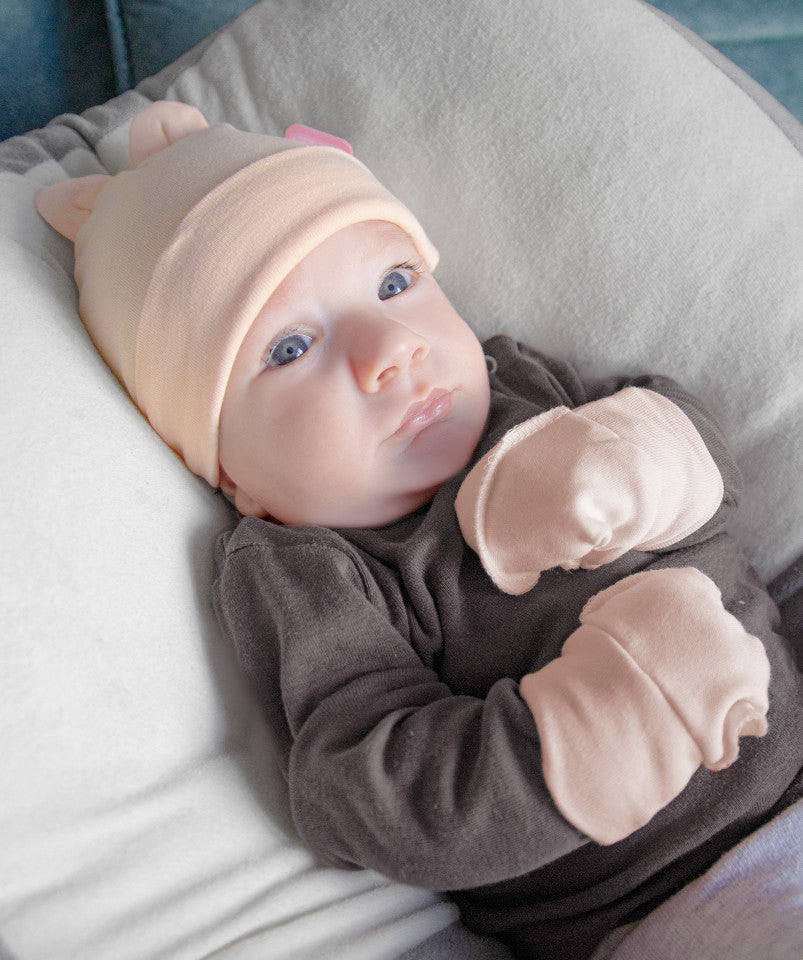 Caciulita nou nascut BabyJem Newborn (Culoare: Gri) - Imagine 6
