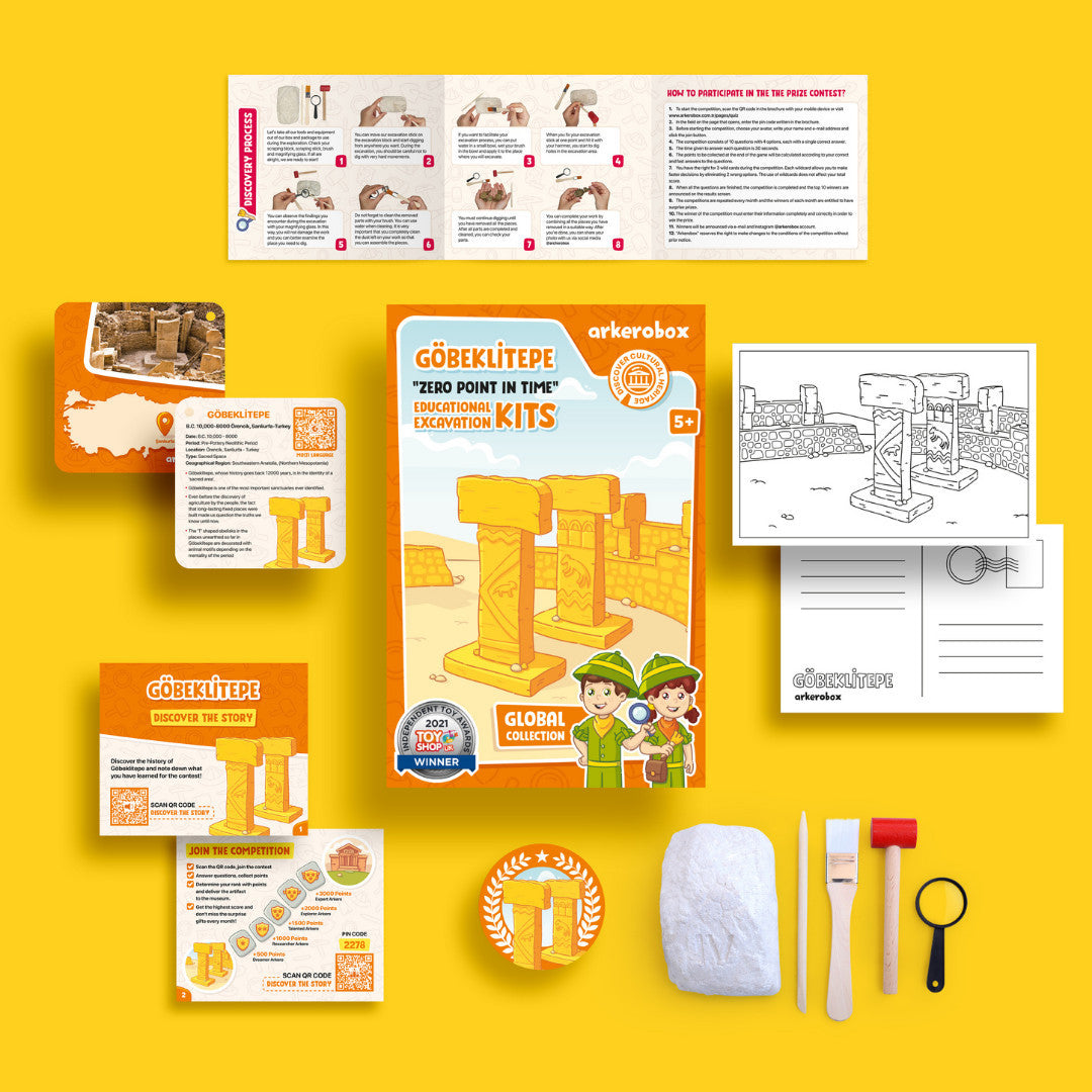 Arkerobox - Set arheologic educational si puzzle 3D, - Imagine 2 [ps:68cb2f06-c309-44fe-94c5-9ab065775bdf]