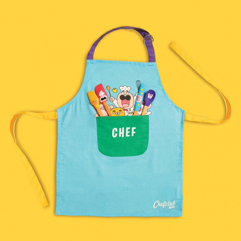 Sort de bucatarie pentru copii albastru, Chefclub Kids [ps:7769b8a3-6d78-495b-bfc7-aeb9a5b6b75f]