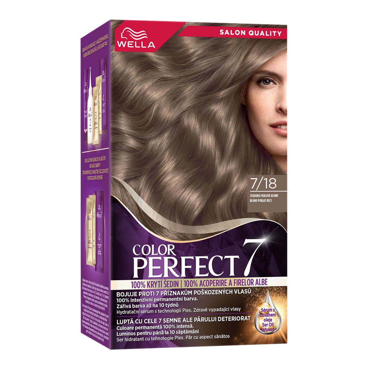 COLOR PERFECT 7, vopsea de par, nuanta saten mediu, nr 4/0 - Imagine 6