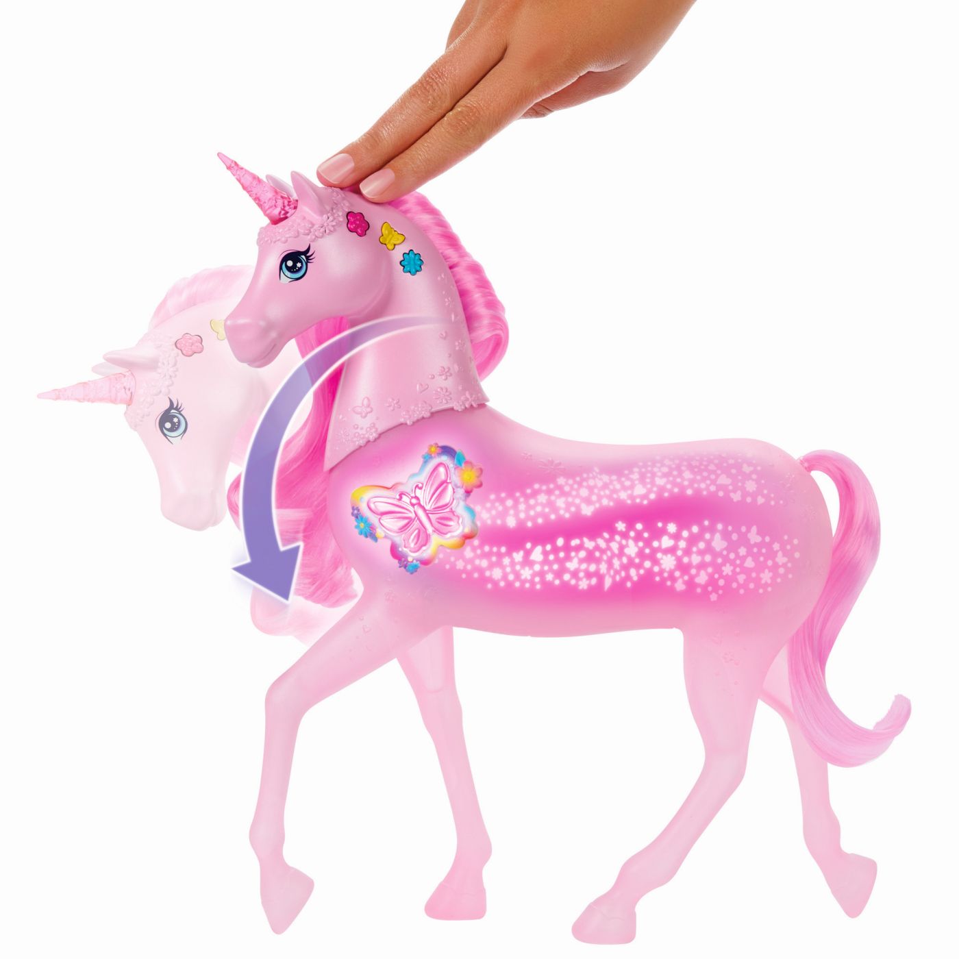 BARBIE UNICORN ROZ CU LUMINI STRALUCITOARE SI SUNETE Mattel - Default Title (6) [ps:4a0ac23f-42b4-493f-9193-33ec738c8253]