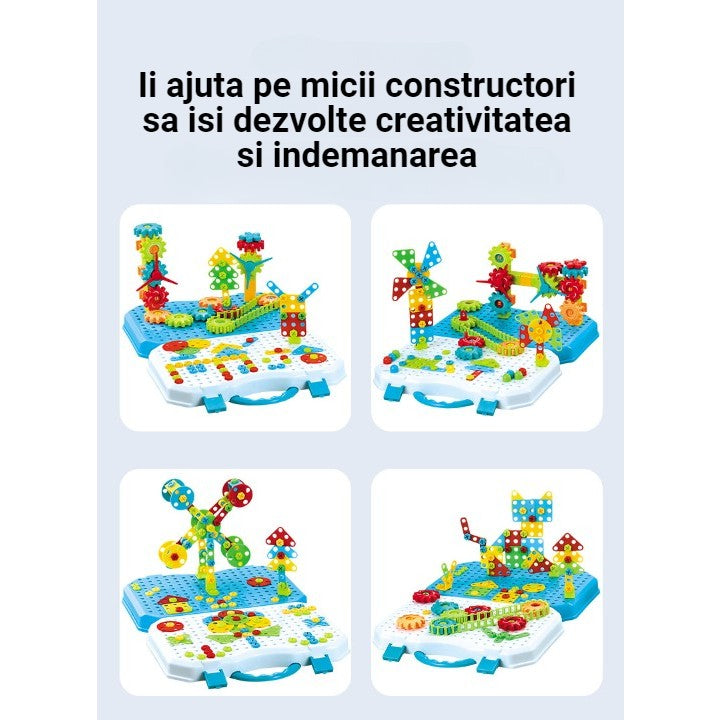 Set Construcție Puzzle Flippy cu Bormașină, 336 Piese, +3 - Default Title (6) [ps:259ce4a4-177a-46a4-b1dc-d541daeb6cb0]