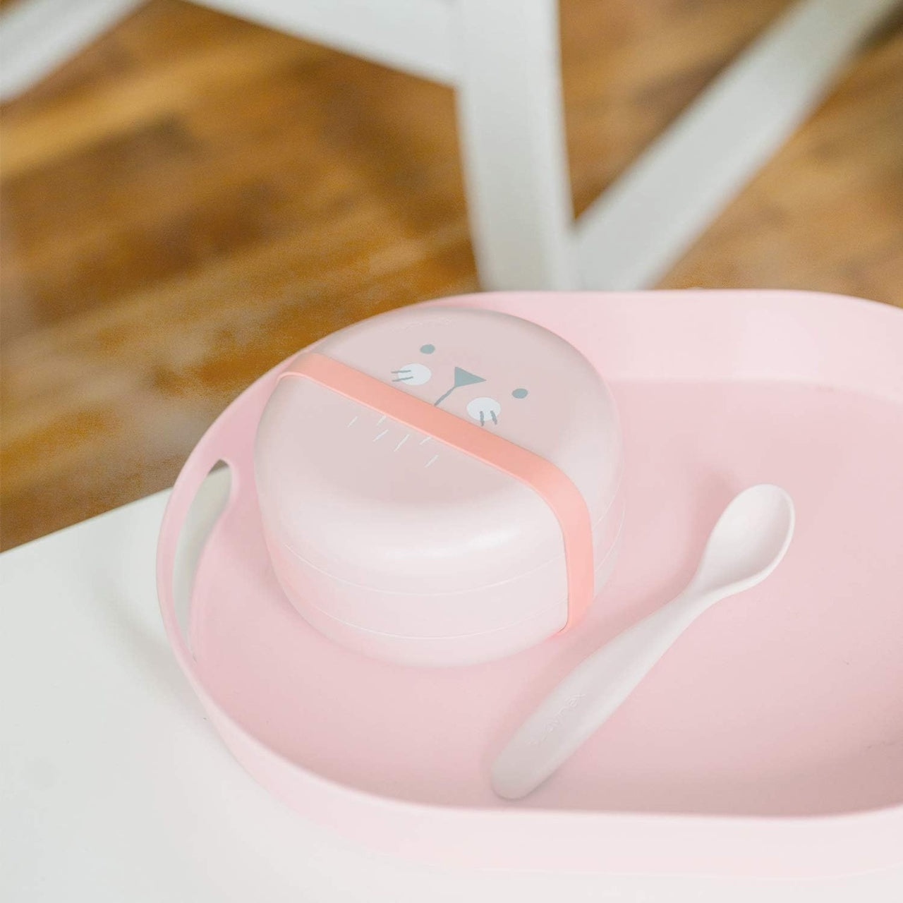 Set boluri pentru prânz roz Hygge Suavinex +4 luni - Roz