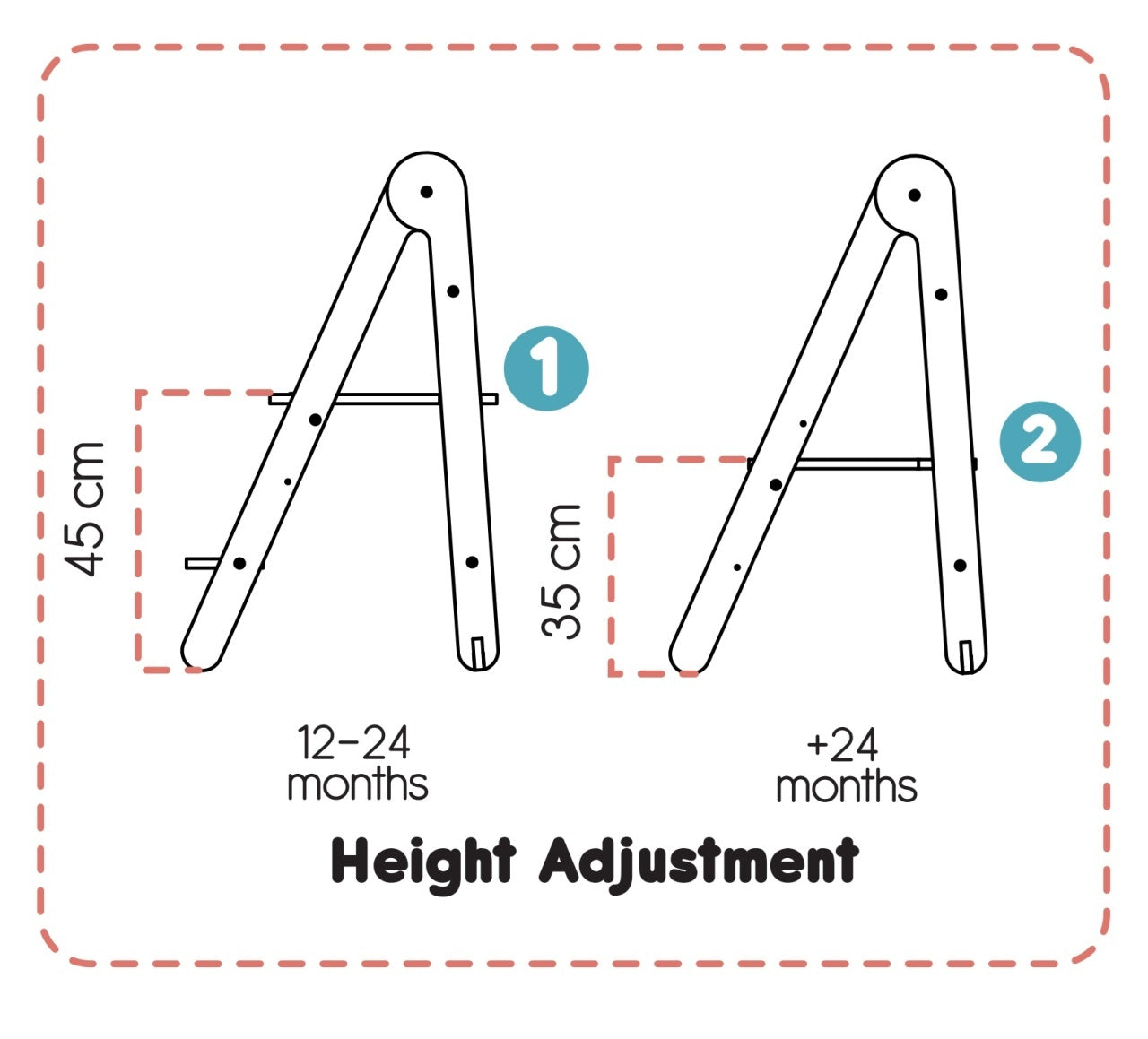 Turn de invatare pliabil MamaToyz Learning Tower din - Imagine 6