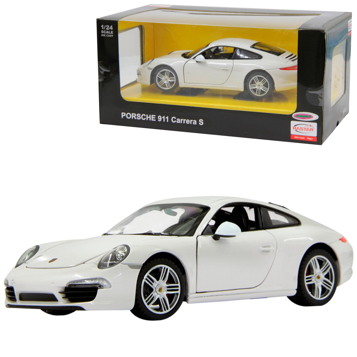 MASINUTA METALICA PORSCHE 911 ALB SCARA 1 LA 24 [ps:0248cab8-d91c-4188-be65-5d339c7391ef]