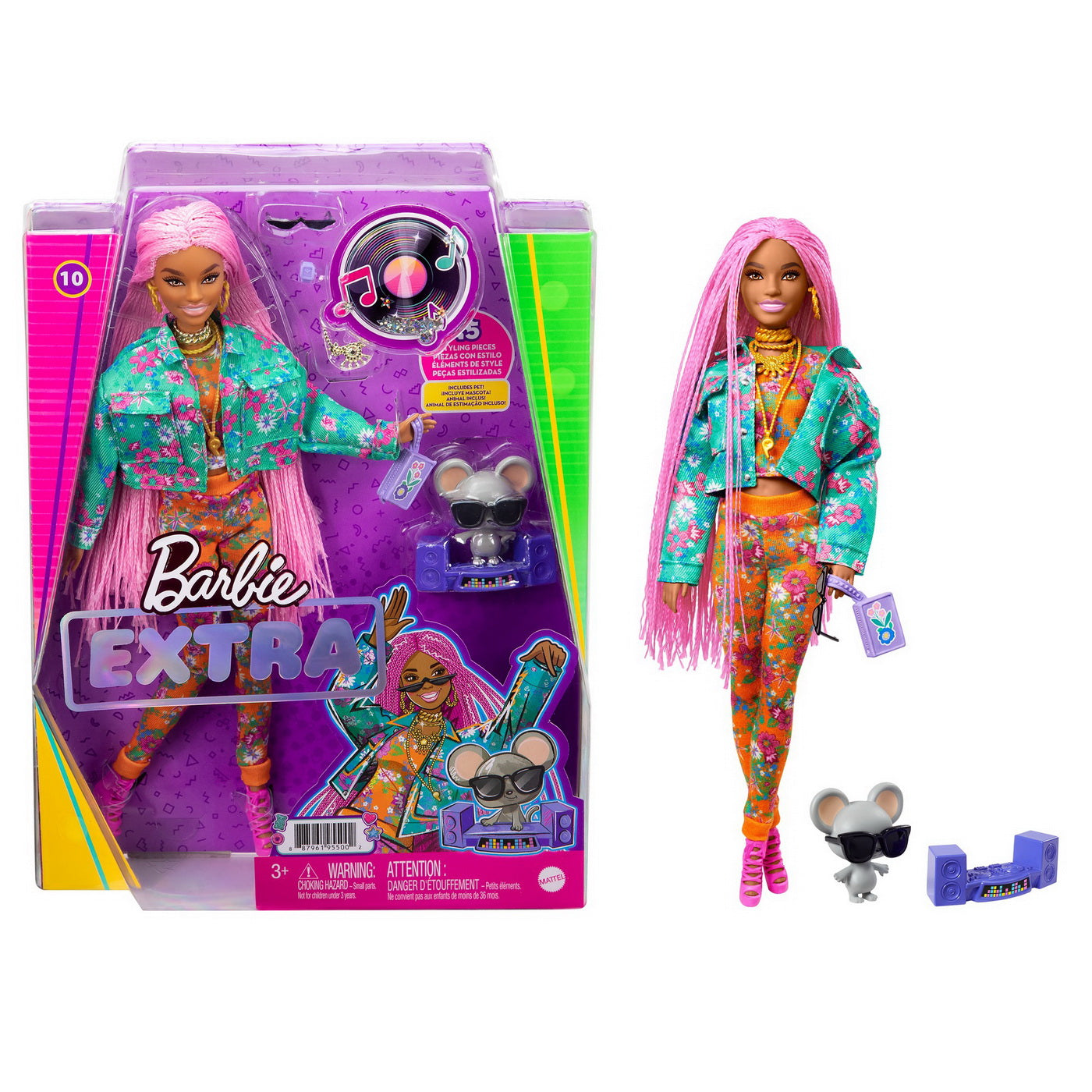 PAPUSA BARBIE EXTRA STYLE FLUFFY PINKY Mattel - Codite Impletite (6) [ps:829b18b2-fdfa-4039-bbab-434eb7655fa3]