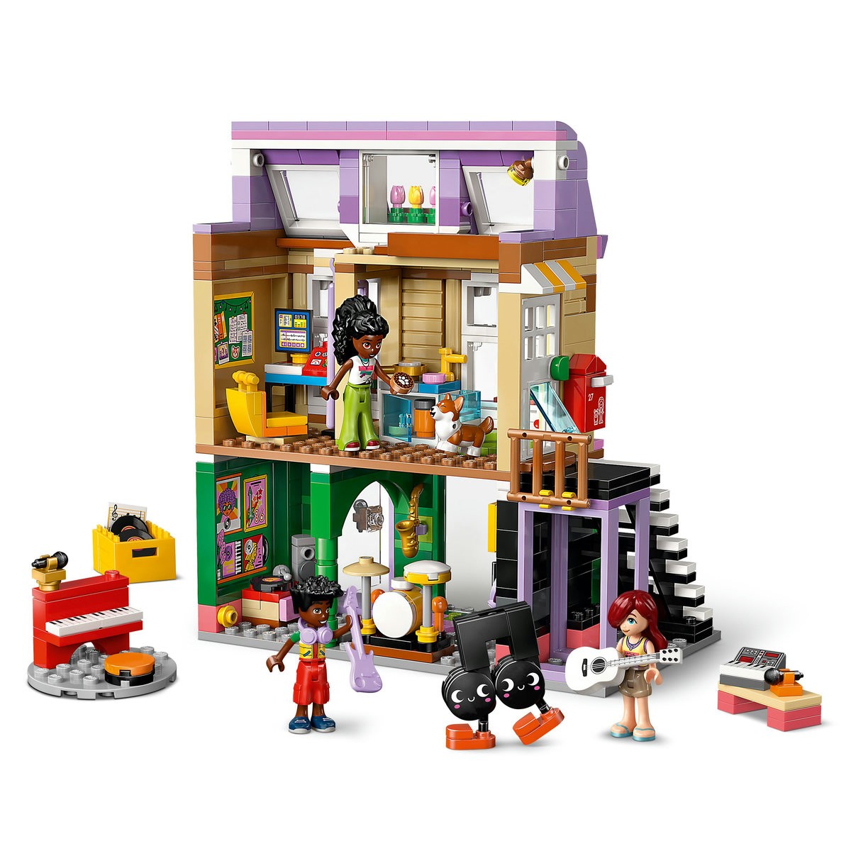 LEGO FRIENDS MAGAZIN DE MUZICA SI APARTAMENT 42653 - Imagine 2 [ps:39c3a959-f6bd-42e3-8e02-c47e08a4e45c]