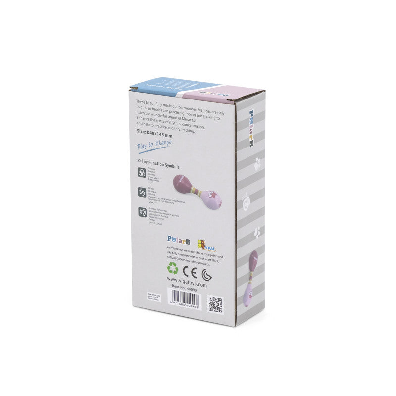 Maracas dublu, Vulpe, PolarB Viga [ps:3db5fe04-b0db-45f3-b0d1-9dc0e224a9ae]
