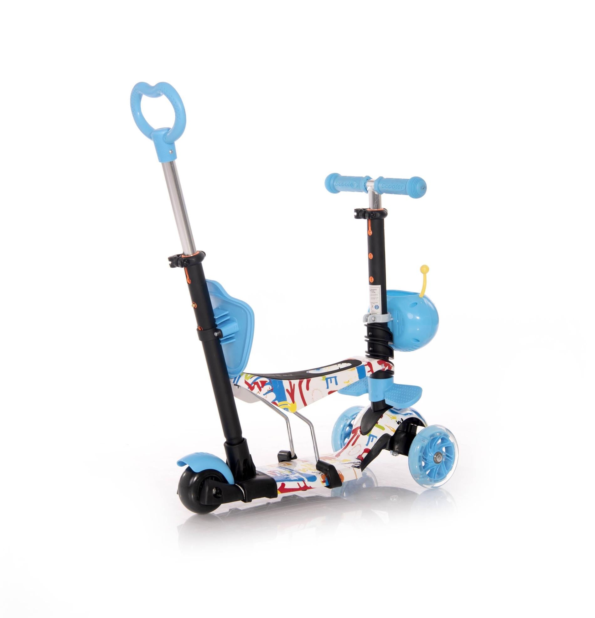 Trotinetă Copii Lorelli Junior Smart Plus, Blue & Green - Albastru (6) [ps:b220875e-4eb4-400b-add5-8e694e8cf122]