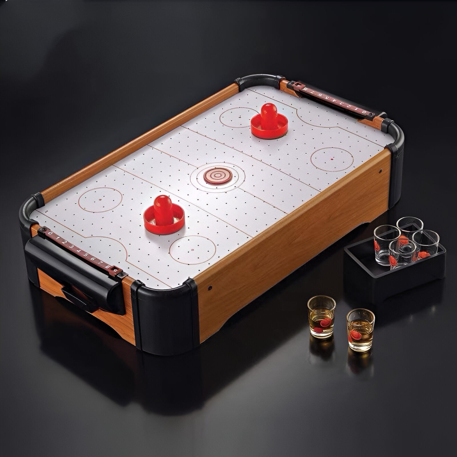 Masa Air Hockey Graffiti Flippy din Lemn, 57x31 cm, Maro - Default Title (6) [ps:1b80d62c-d874-4634-9b4a-e6e9af1024b0]