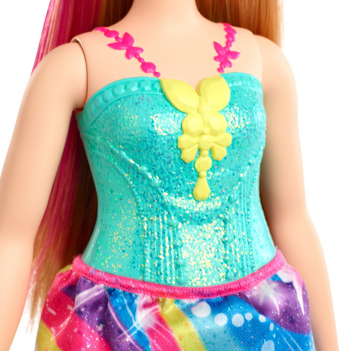 BARBIE PAPUSA PRINTESA DREAMTOPIA CU CORONITA ALBASTRA - Imagine 6