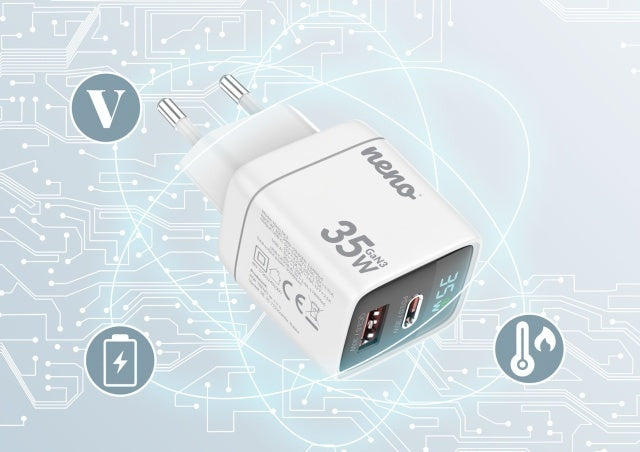 Adaptor priza 35W cu incarcare rapida si protectie - Imagine 5 [ps:646b7c42-7182-40f0-bcf0-0015ea6d06e8]
