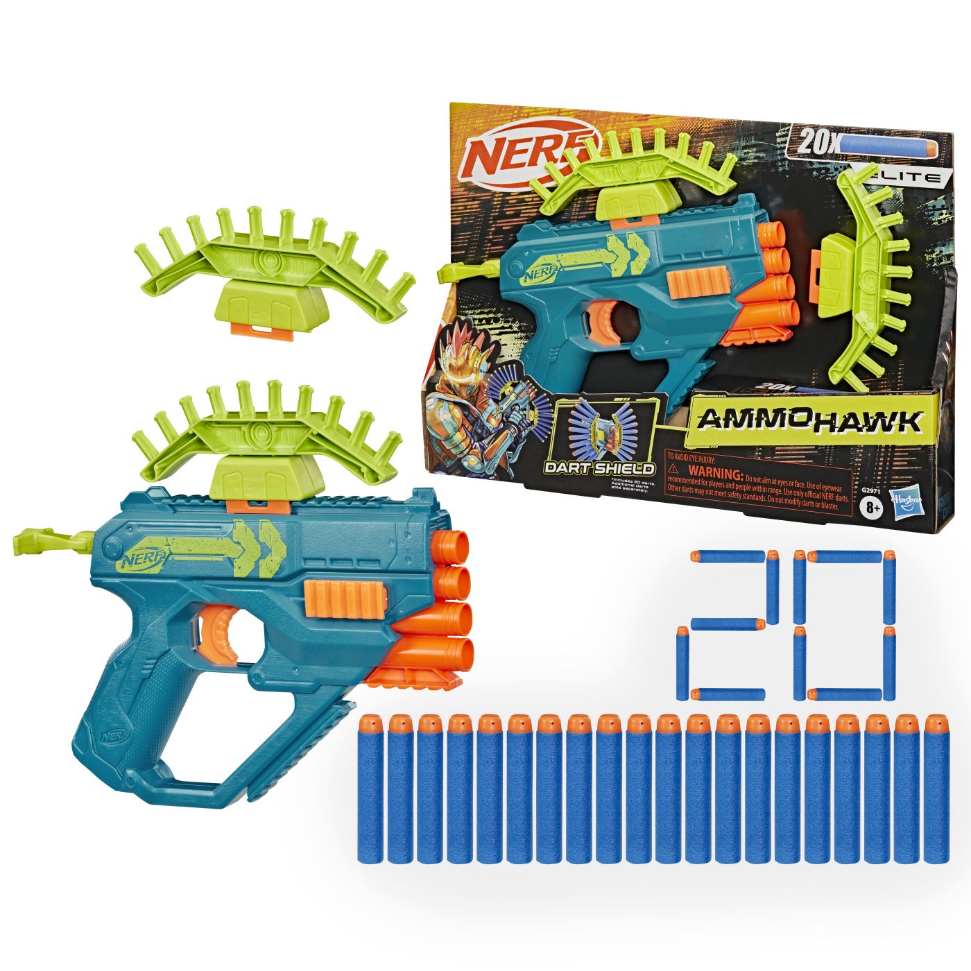 Nerf Blaster Elite Rebel Ops Ammohawk - Hasbro - Default Title (6) [ps:e9196b37-2310-4f6f-bbb7-8b6c9d3f4611]