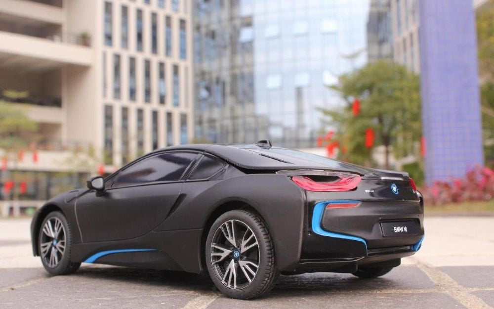 MASINA CU TELECOMANDA BMW i8 NEGRU CU SCARA 1 LA 18 Rastar - Negru (6) [ps:962753bc-eec5-4e40-ad2b-ed3e775ee177]