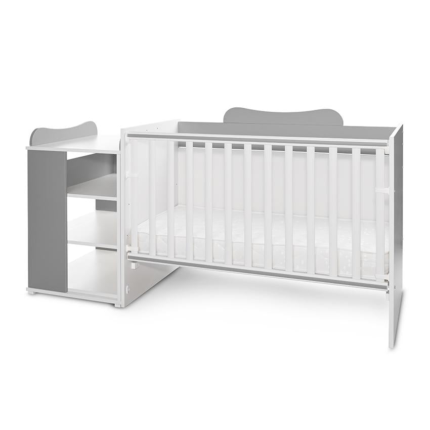 Pătuț Modular Multifuncțional Lorelli Multi, White Orchid - White Stone Grey (6) [ps:a9601943-65ed-456c-8bd8-b0df0bce9726]