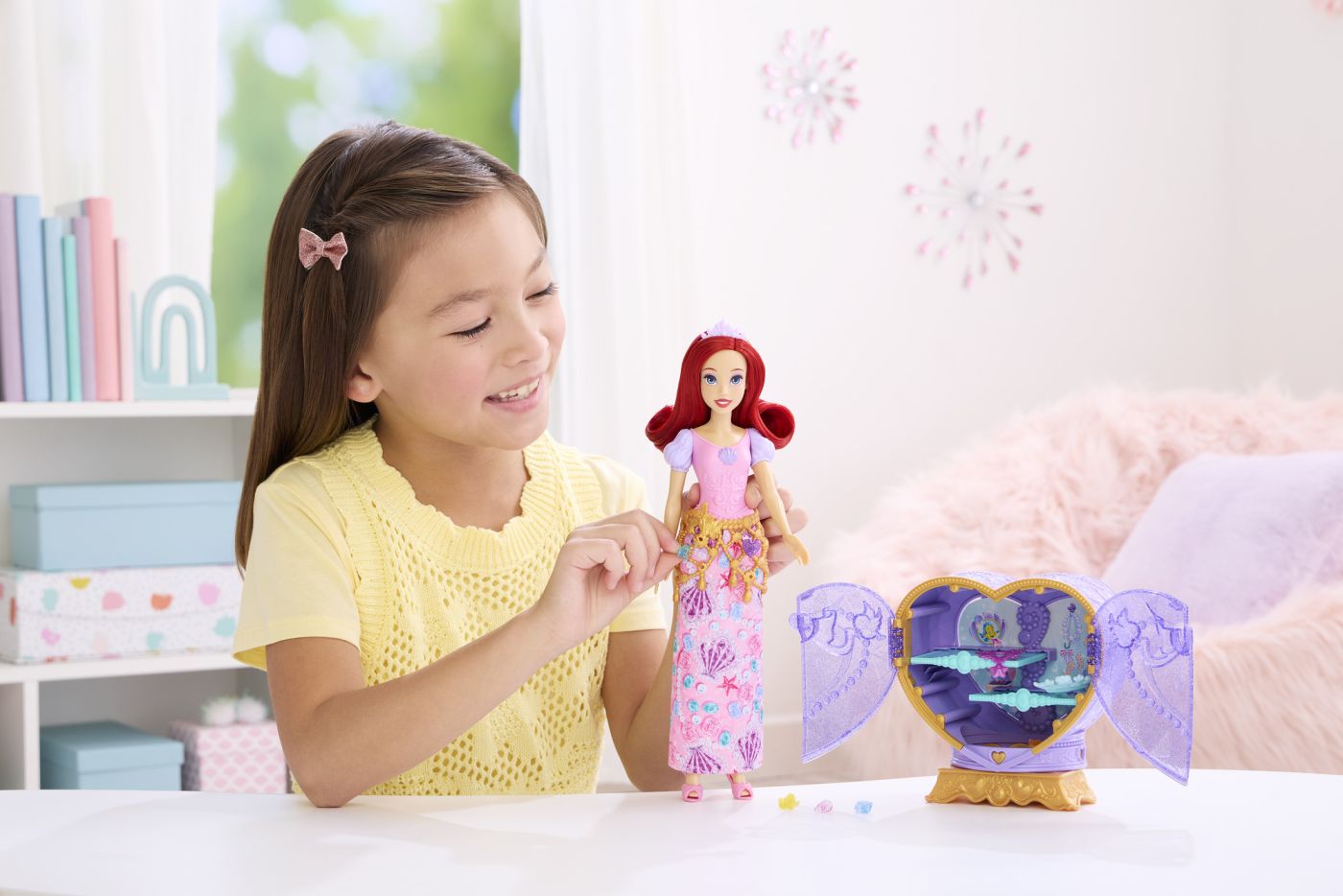 DISNEY PRINCESS JEWEL REVEAL PAPUSA ARIEL Mattel - Imagine 6