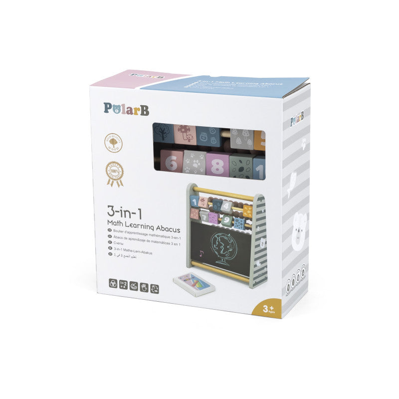 Abac 3 in 1, jucarie multifunctionala, PolarB Viga [ps:fe7da3b1-b343-496f-8988-af4421fe4719]