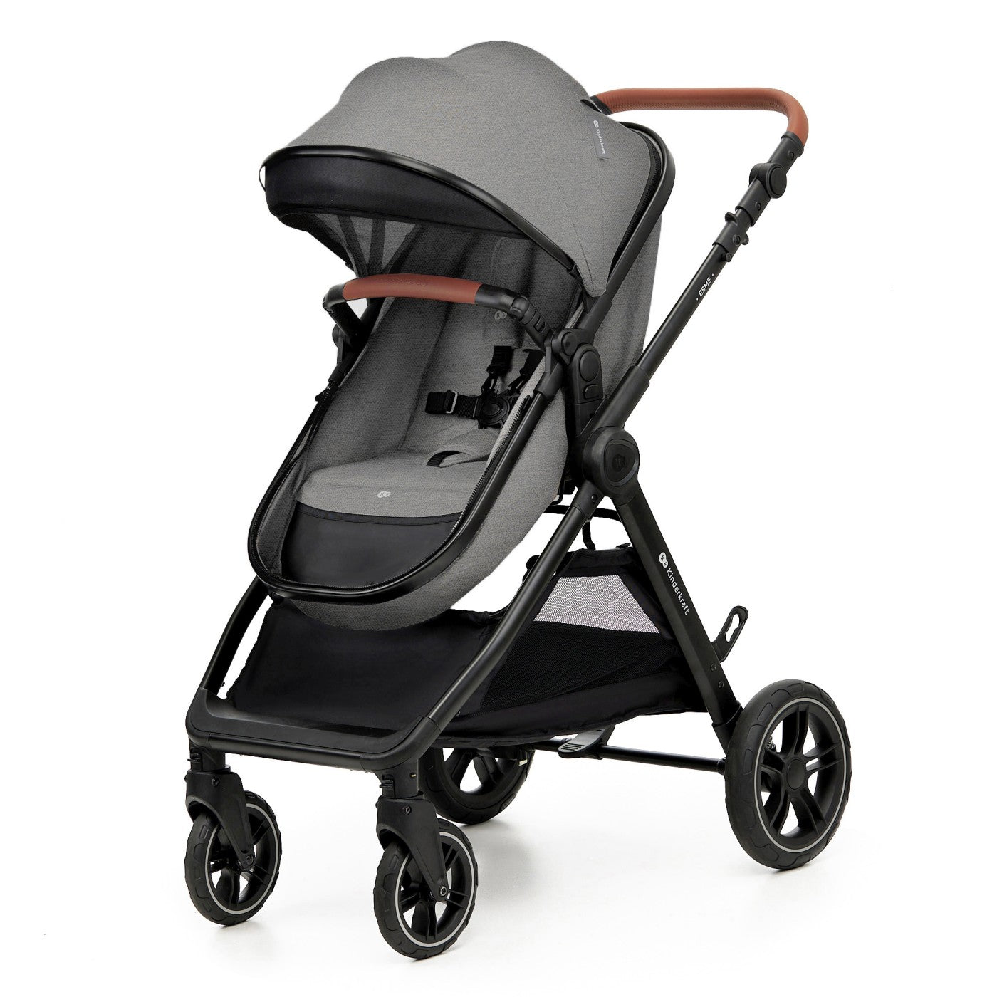CARUCIOR KINDERKRAFT ESME, 3 IN 1, MOONLIGHT GREY - Gri Deschis