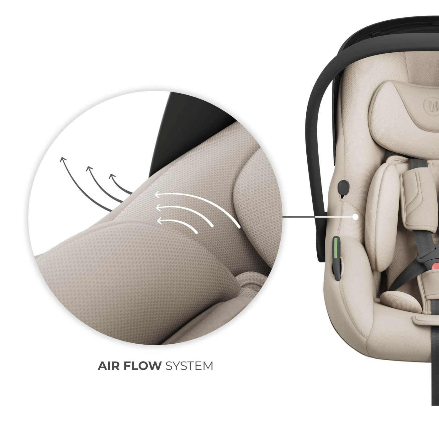SCOICA AUTO KINDERKRAFT I-LITE CU BAZA ENDURA SAFE FX BEIGE - Imagine 11 [ps:69011aa9-83fd-4b83-b96a-386f962ab901]