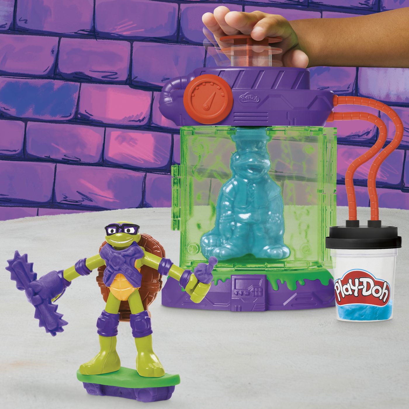 PLAY DOH POVESTIRI CU TESTOASE NINJA ADOLESCENTE MUTANTE - Imagine 7 [ps:6f670c51-54ac-4400-b5e9-68d4d9ab4077]