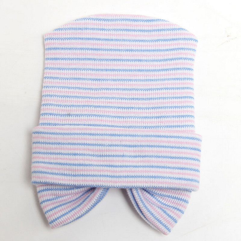Caciulita subtire de nou-nascut cu funda Drool (Culoare: - Roz [ps:28f73166-3a1b-4a0d-9f13-582cdceffb1b]