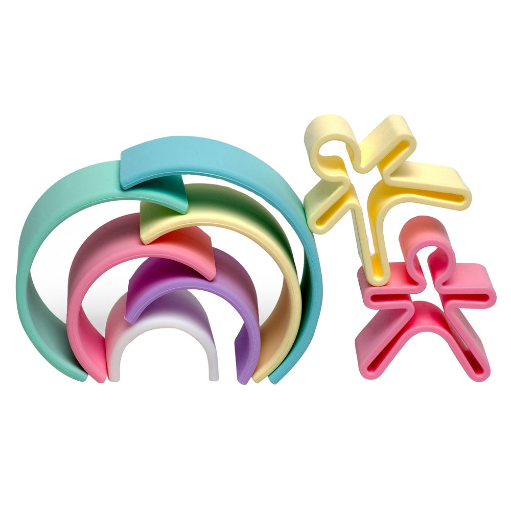 Rainbow Dena Toys - Joc Montessori de Stivuire, 6 Piese - 6 (6) [ps:fb788de5-6239-4275-9013-007d483bb5a3]