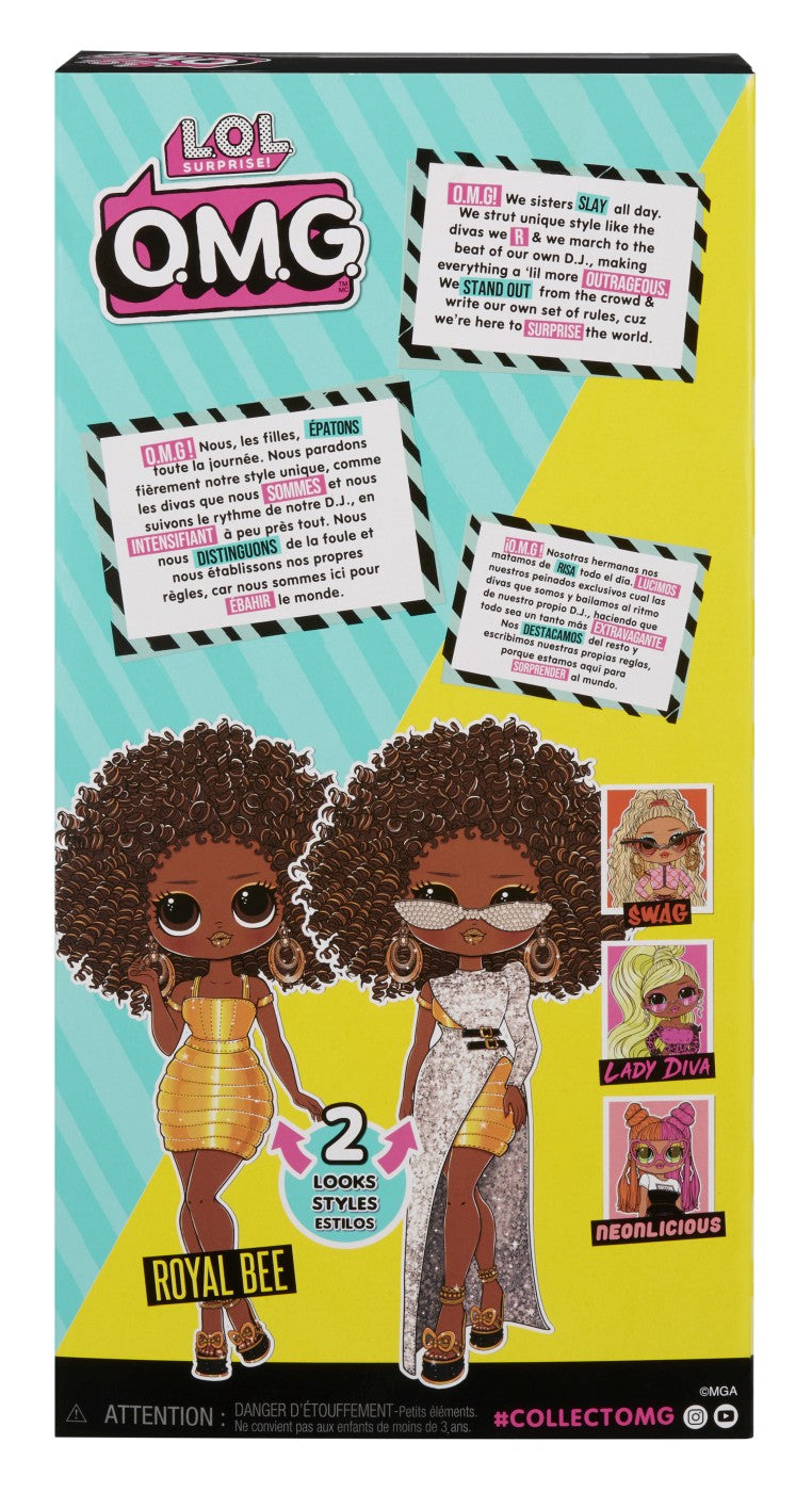 L.O.L. SURPRISE! OMG NEONLICIOUS PAPUSA FASHIONISTA CU - Royal Bee (6) [ps:dd12bc71-fdb5-404c-b3e5-e0e985dbec8e]