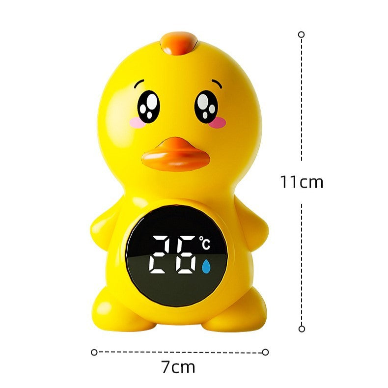 Termometru Baie Bebe Ratusca Flippy, LED, IPX7, Galben - Model Ratusca (6) [ps:e156e411-972e-460a-8e63-373295e61185]