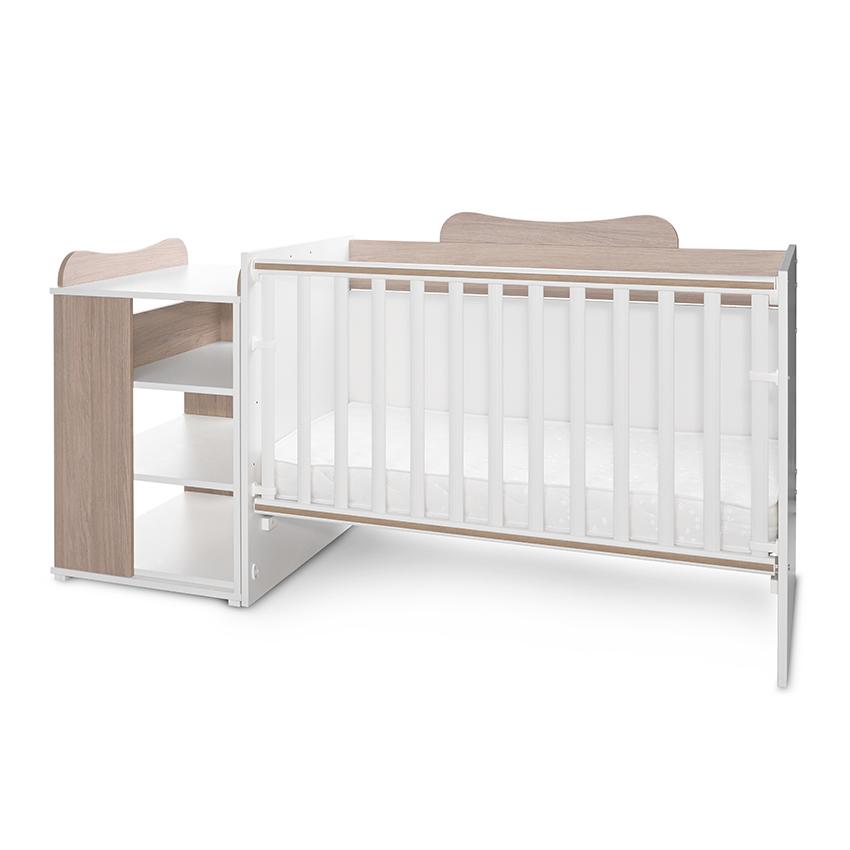 Pătuț Modular Multifuncțional Lorelli Multi, White Orchid - White & Amber (6) [ps:06f93923-2d2f-4dcb-8d23-18e16c99e9f5]