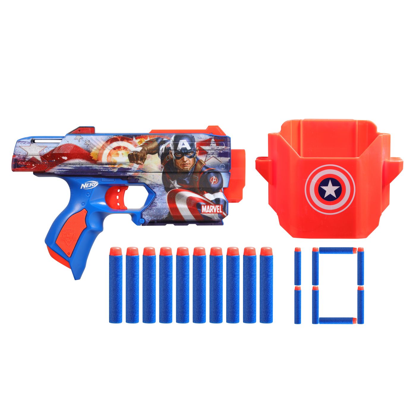 NERF BLASTER MARVEL CAPTAIN AMERICA Hasbro - Imagine 2 [ps:a1d332e1-8ddd-4392-b8fc-426a575499d5]