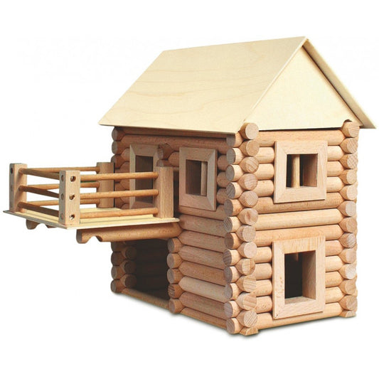 Set constructie arhitectura Vario Box, 450 piese din lemn (VARIO + XL + FORT), Walachia [ps:8ed8b420-940a-4b95-a243-b4aabac766ea]