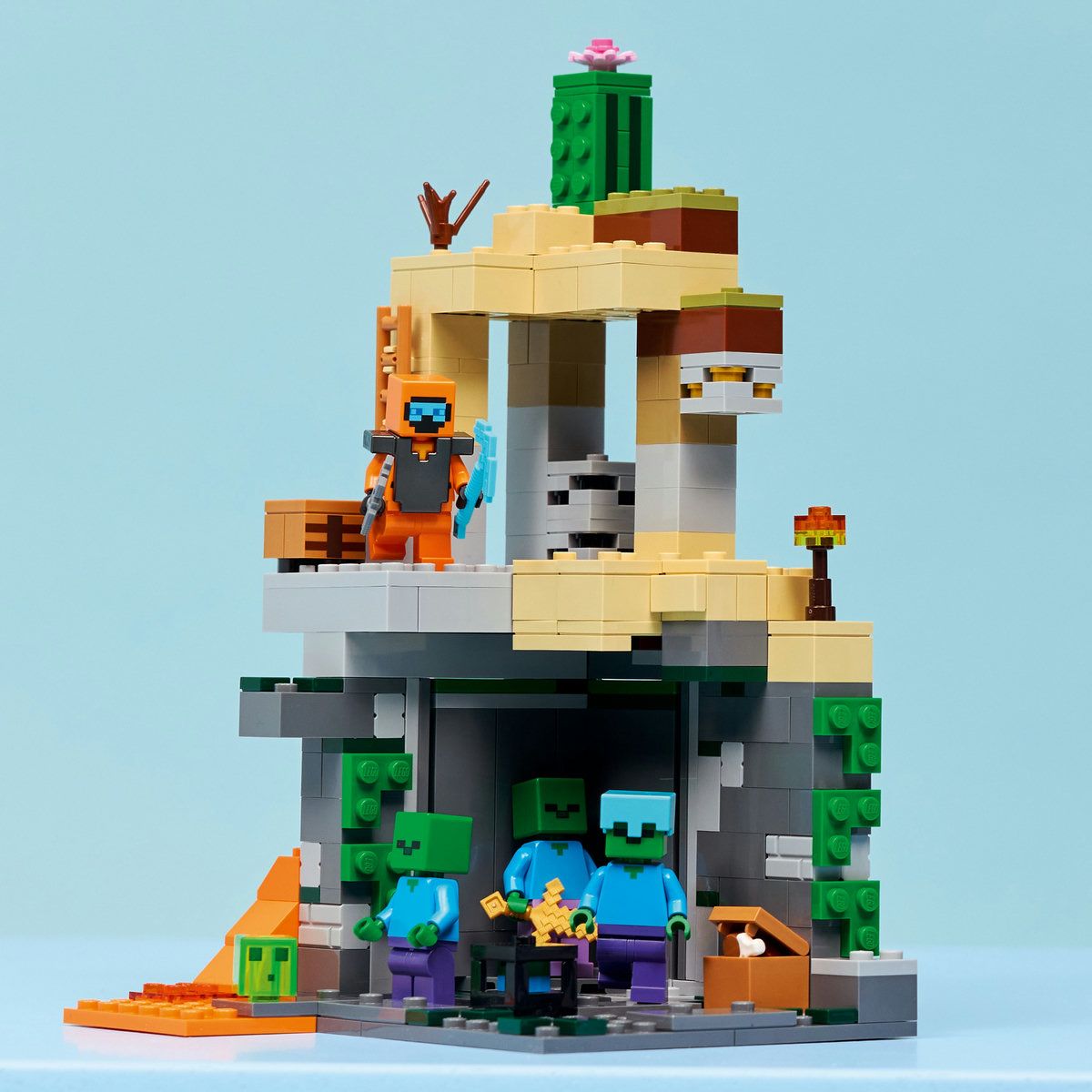 LEGO MINECRAFT TEMNITA CU ZOMBI 21587 - Imagine 2 [ps:49792836-703a-443b-a6c2-47376fb0d9d3]