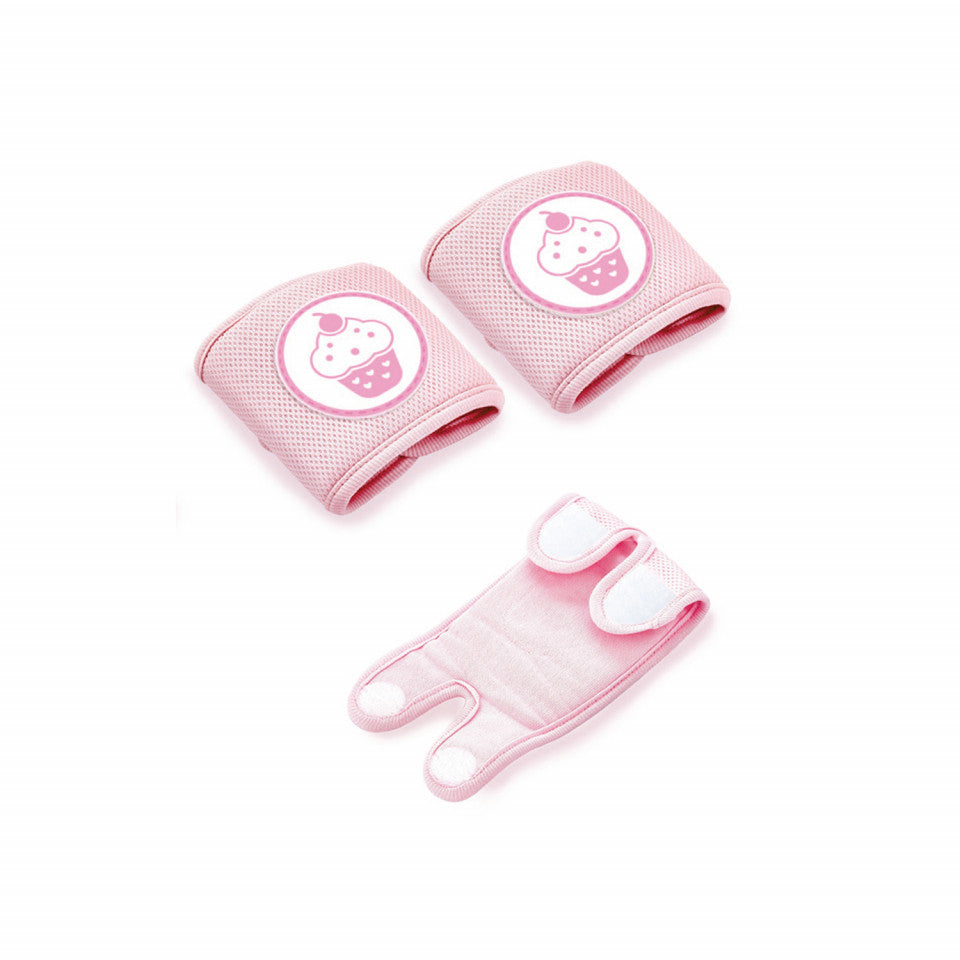 Genunchiere de protectie pentru bebelusi BabyJem Cupcake (Culoare: Roz) [ps:4063cc06-176f-4412-9cbc-6fd718bd8db0]