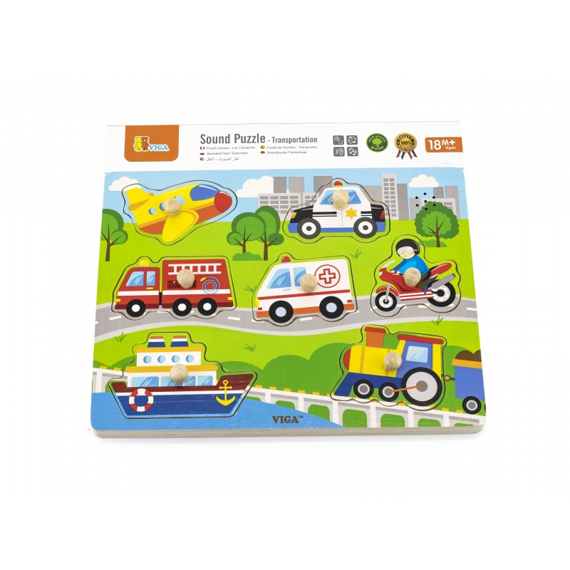 Puzzle cu sunete - mijloace de transport [ps:37960be6-1a4e-4104-8d3b-53a0dba7a4ea]