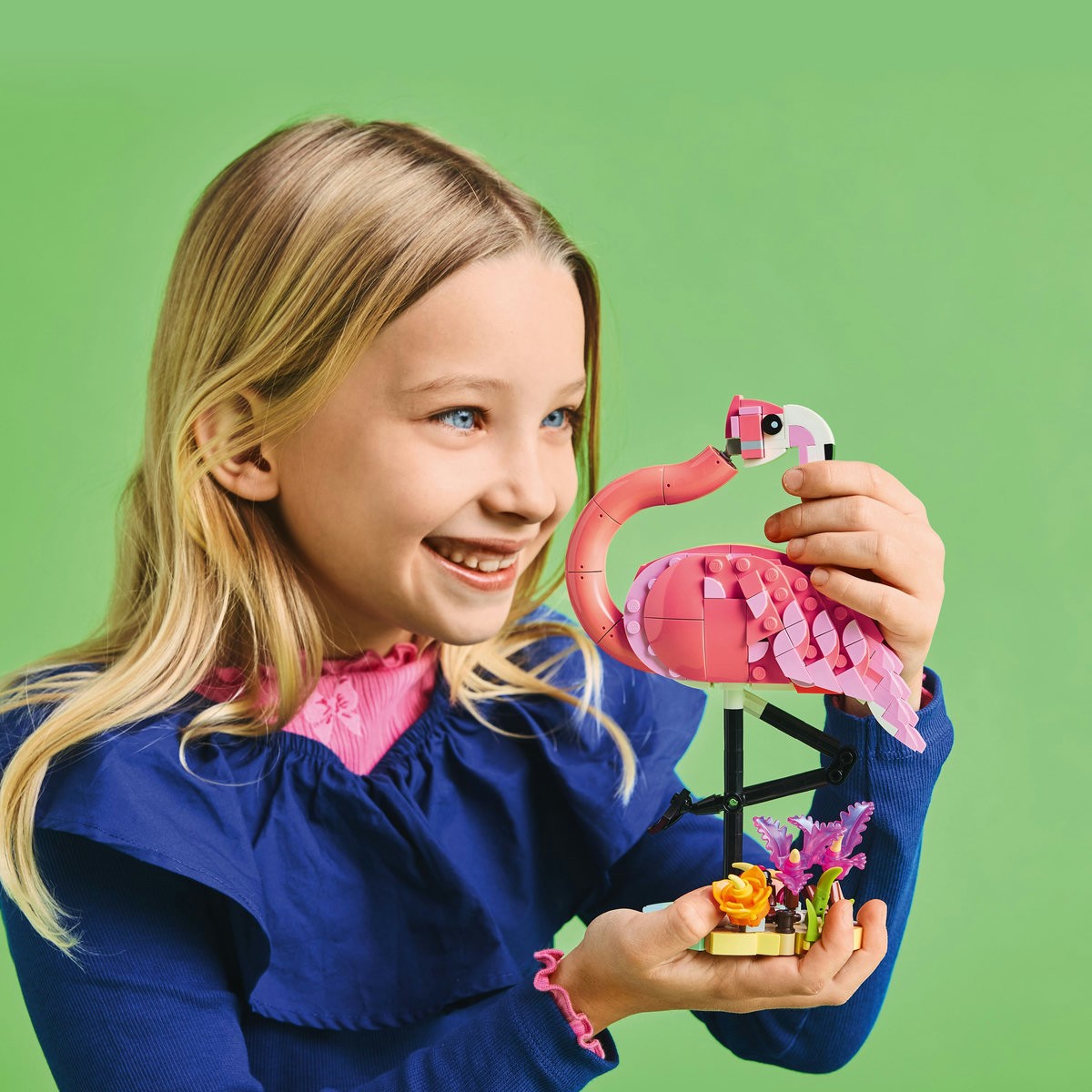 LEGO CREATOR ANIMALE SALBATICE FLAMINGO ROZ 31170 - Imagine 3 [ps:d322cd82-917f-4de1-9f52-7b892fb021da]
