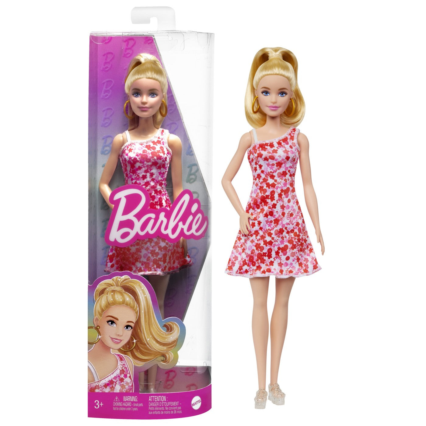 BARBIE PAPUSA BARBIE FASHIONISTA BLONDA CU PARUL PRINS - Imagine 7 [ps:90b80eb8-9068-4a50-ad3d-8643e9090726]