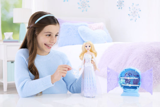 DISNEY FROZEN JEWEL REVEAL PAPUSA ELSA Mattel - Imagine 6