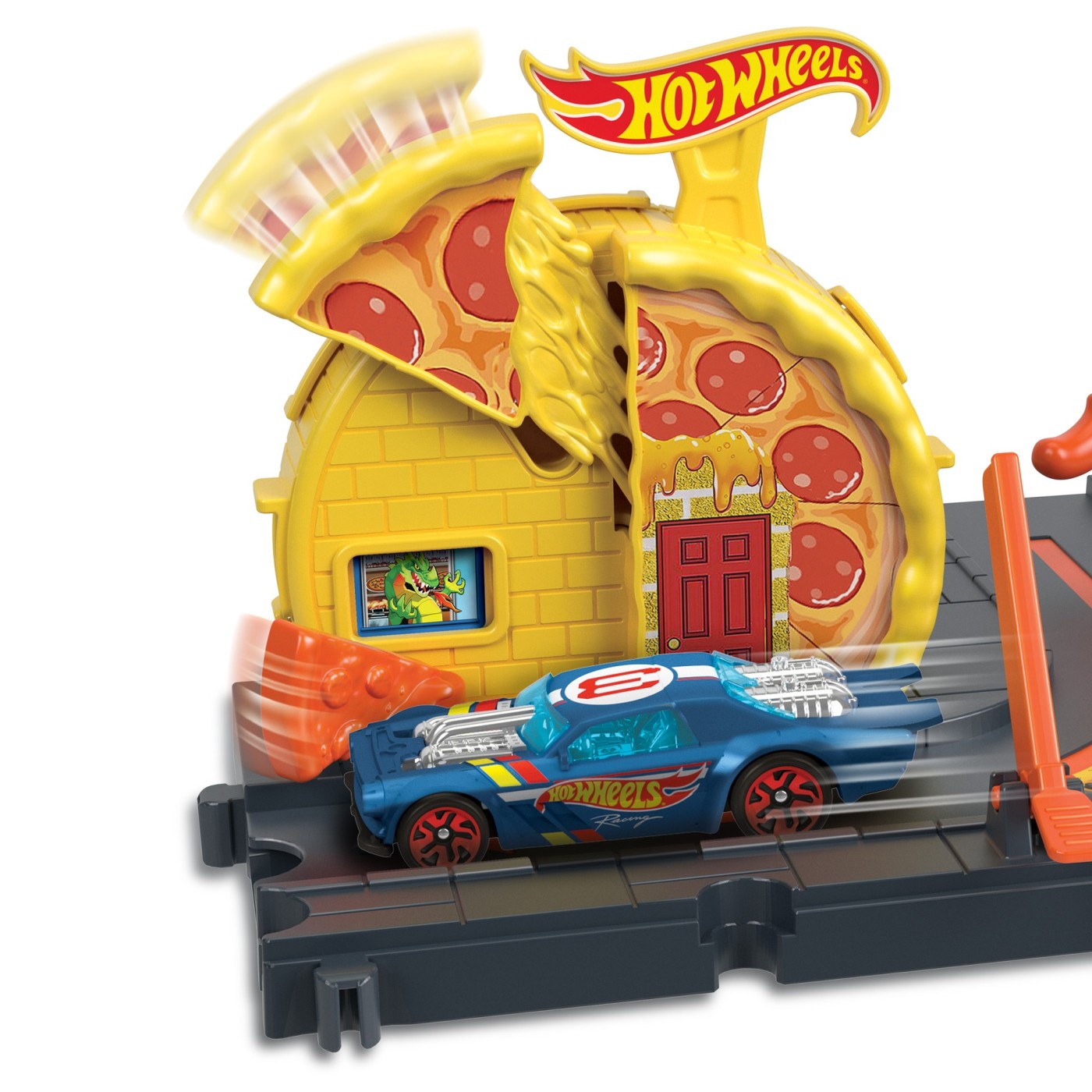 HOT WHEELS CITY EXPLORER SPEEDY PIZZA PICK UP Mattel - Imagine 6