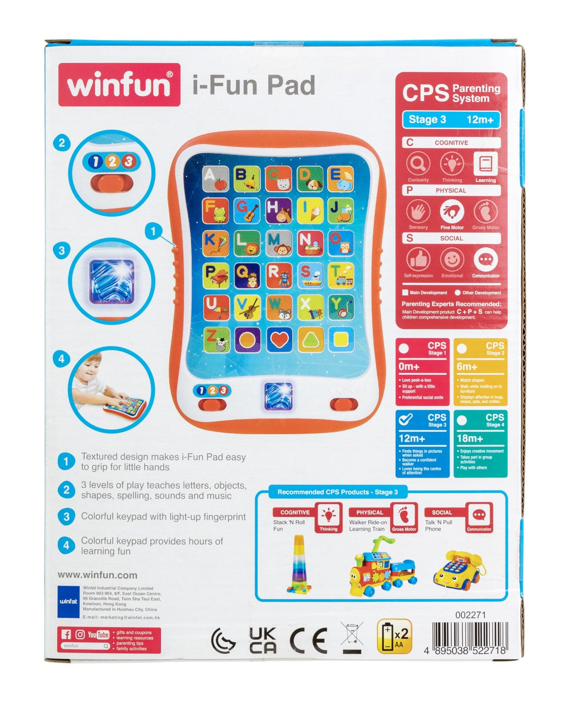 WINFUN TABLETA EDUCATIVA INTERACTIVA - Imagine 6