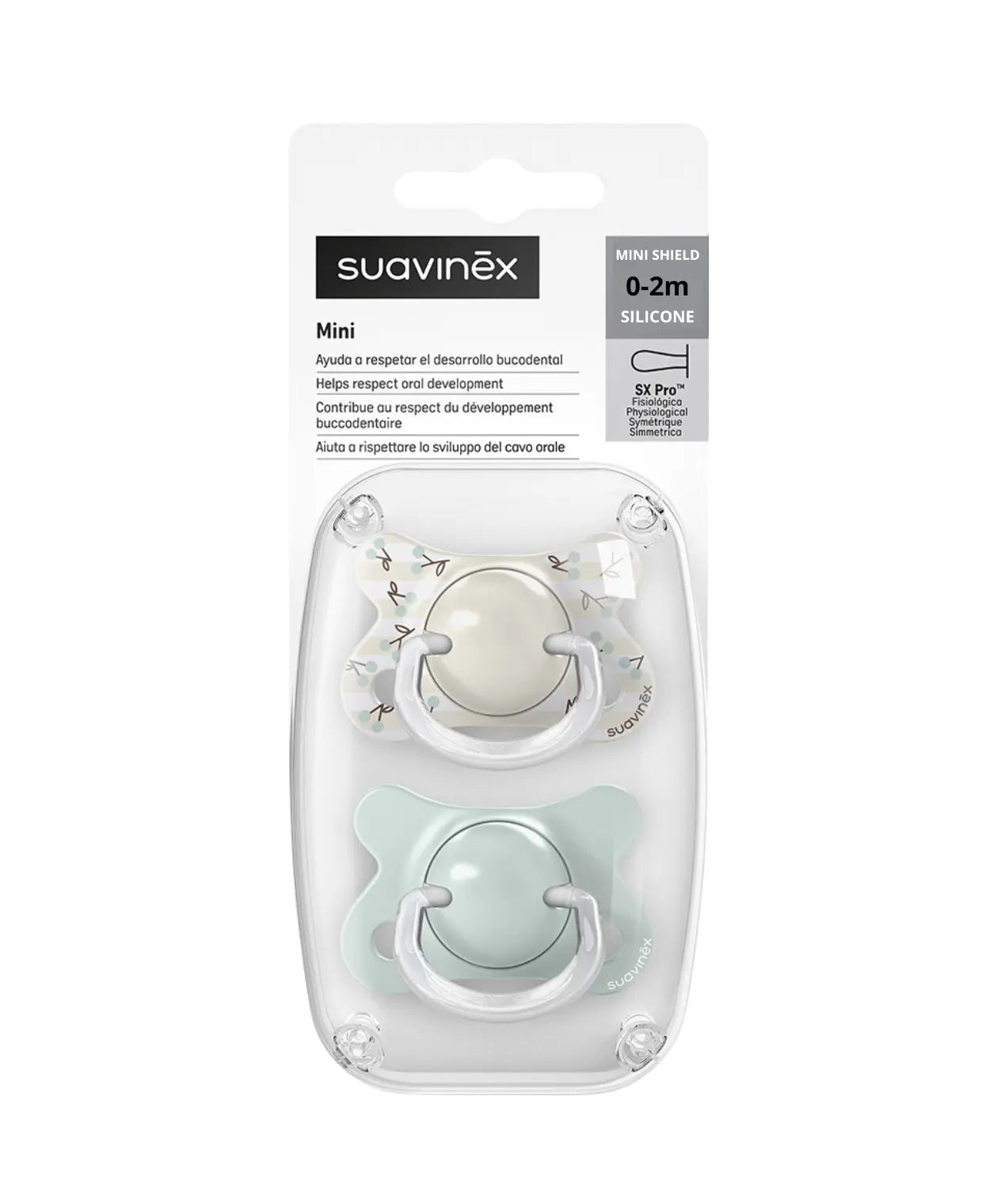 Suzeta Suavinex SX Pro MINI 0-2 luni, Vanilie - 2 buc - Mentă (6) [ps:3aefe24f-5cd7-4f3b-9b18-850345a514a0]