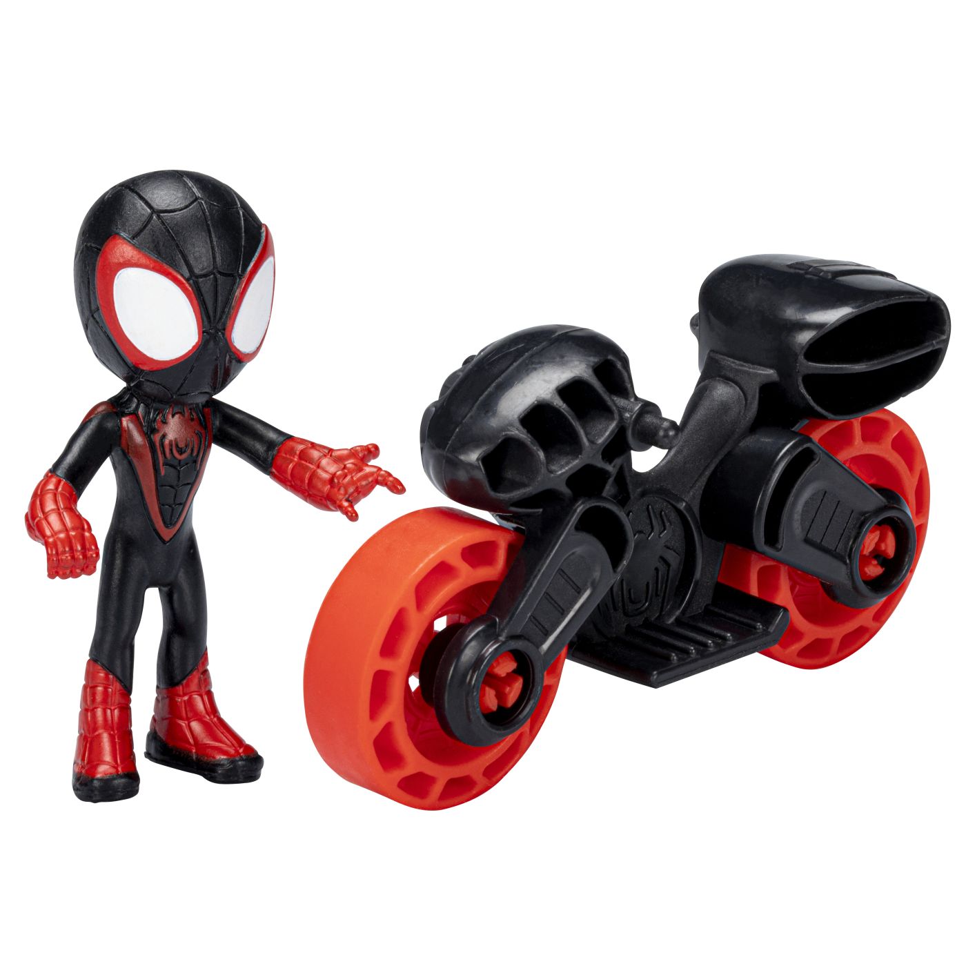 SPIDERMAN SET MOTOCICLETA SI FIGURINA MILES MORALES SPIDER MAN 6CM [ps:8ec9818e-681a-43bc-afe8-3f5c43926b63]