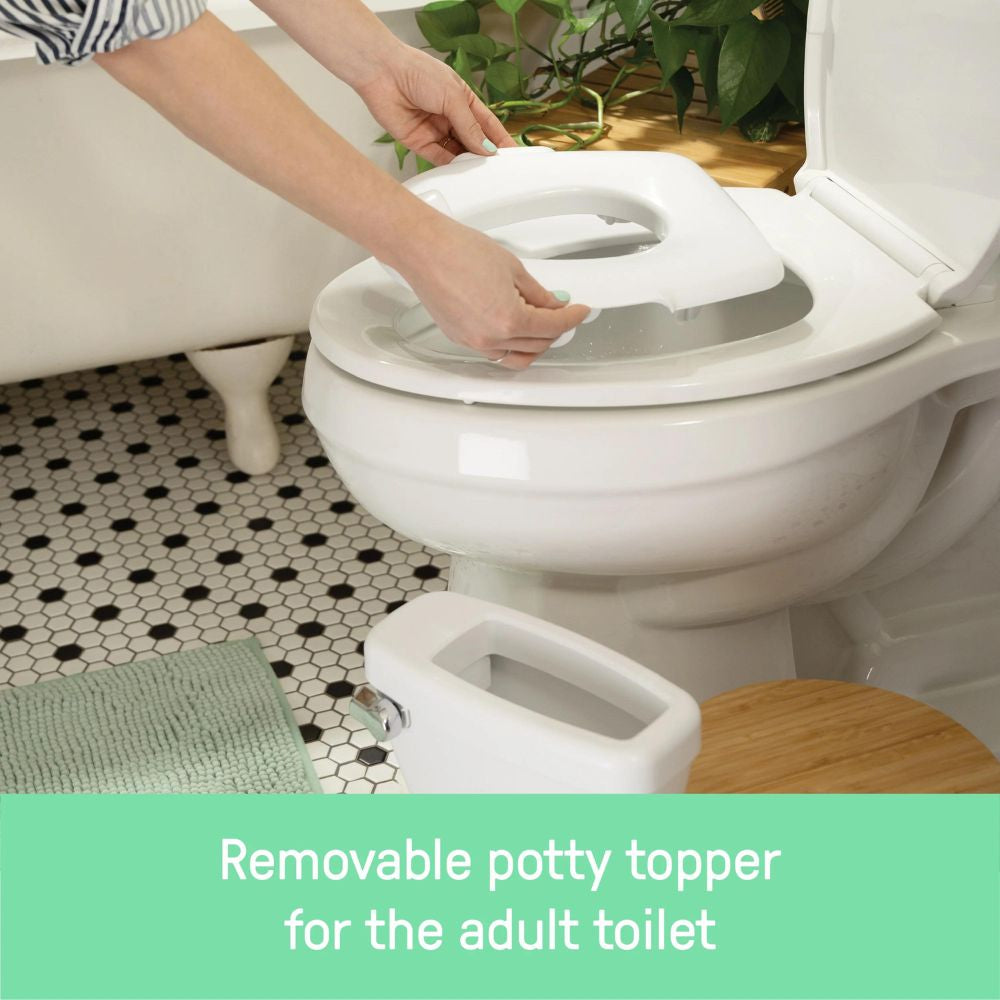 Olita cu sunete InGenuity My Size Potty Pro, Alb - Alb (6) [ps:90b53de1-d7cc-4442-ad13-756b718a0301]