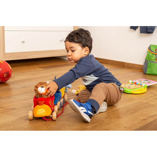 Trenulet Safari din plus cu animalute, PlayQ Sigikid [ps:99fabd6c-8681-4b63-910e-661aeb5d3217]