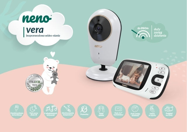 Neno Vera – baby monitor cu receptor wireless - Imagine 2 [ps:9363bcc8-fc96-4091-9ed4-ffc6fa85660d]